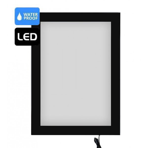 Porte-affiche lumineux vitrine éclairage LED format A0