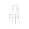 Chaise design traditionnelle blanche